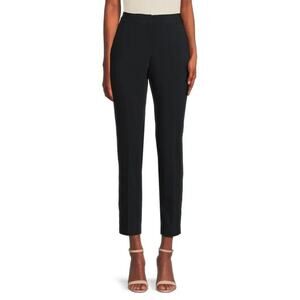 T Tahari Black Ponte Leggings Sz Small Tummy Control Thick Contour 25" Inseam